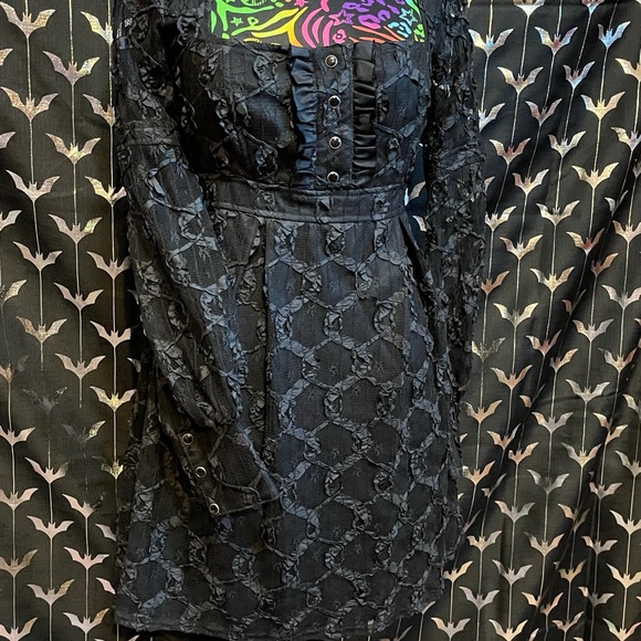 Vintage lip Service Dusk Till Dawn Victorian dress - Picture 3 of 5